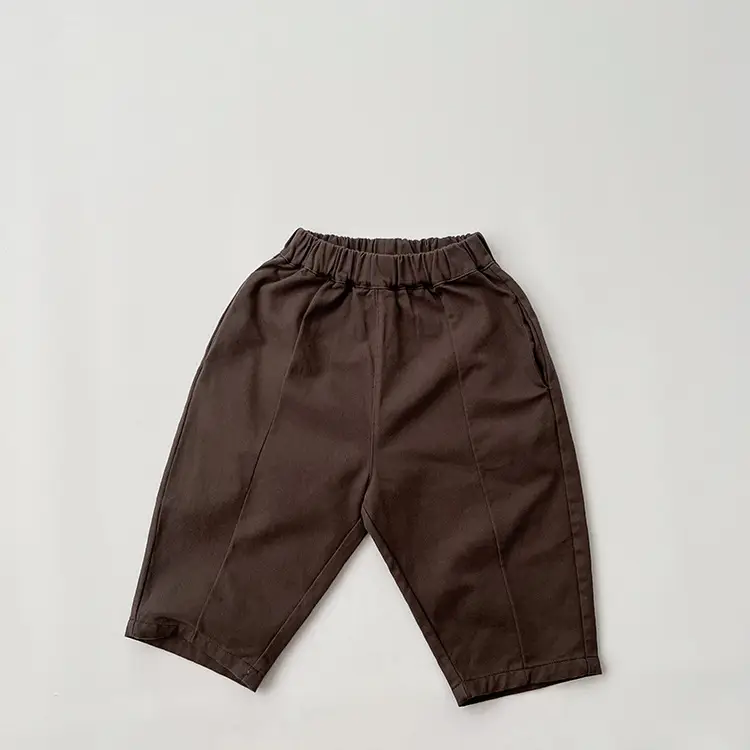 Green Radish Stamped Casual Pants for Boys Girls Spring Autumn - Image 2