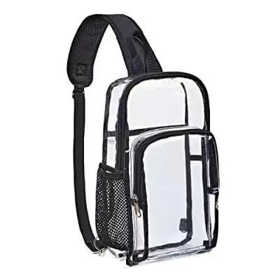 Transparent Crossbody Bag for Men Women Waterproof Casual Waist Bag - Image 6