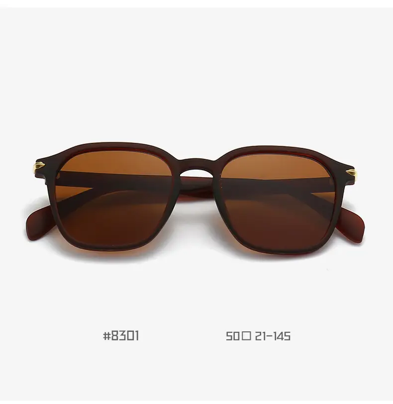 Men's Black Rivet Sunglasses with Blue Lensed Polarized Design — feature 11