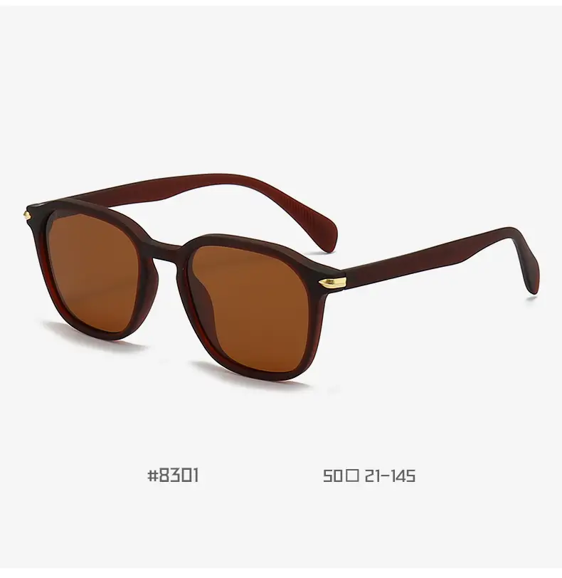 Men's Black Rivet Sunglasses with Blue Lensed Polarized Design — feature 12