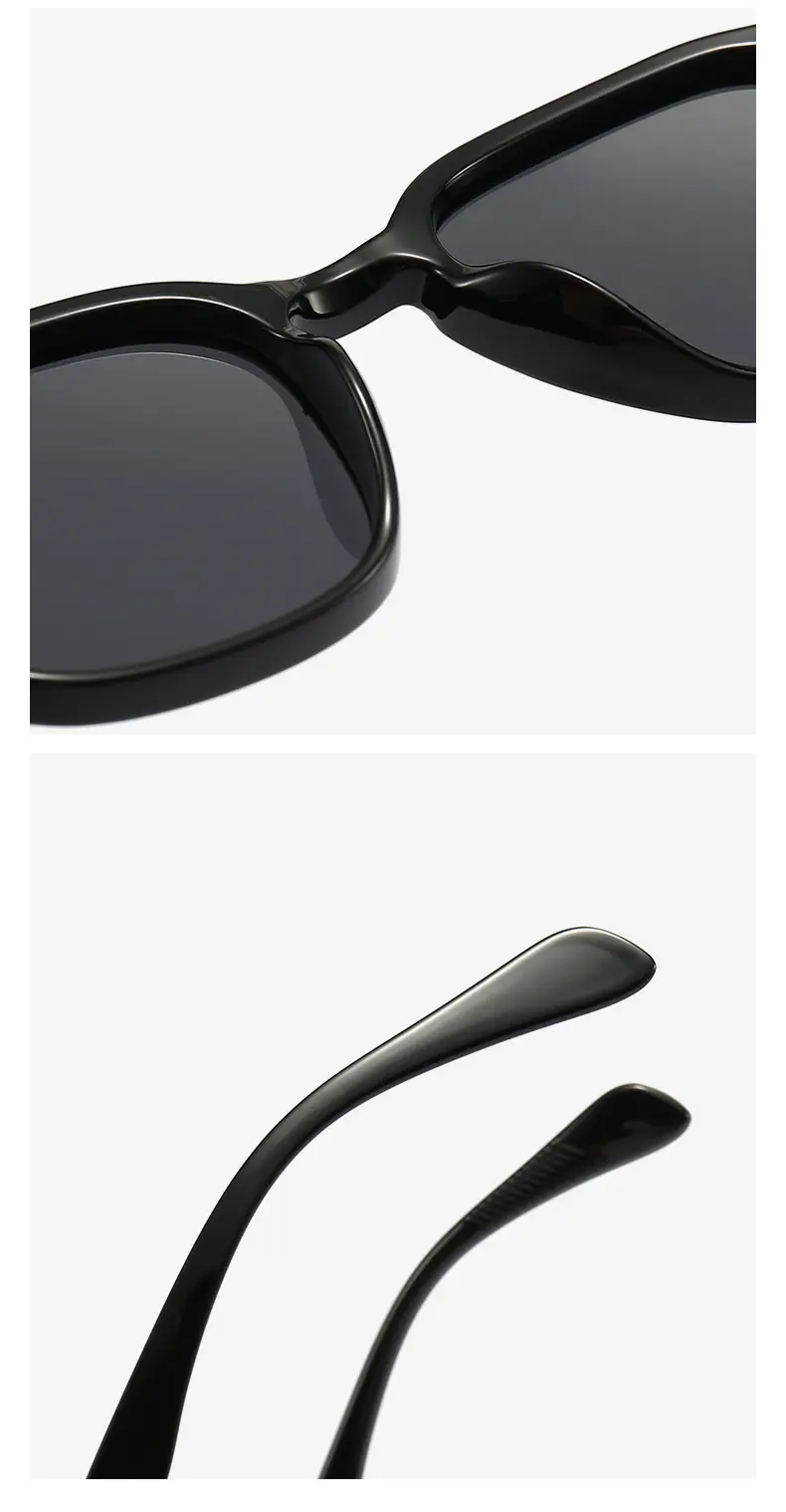 Men's Black Rivet Sunglasses with Blue Lensed Polarized Design — feature 8