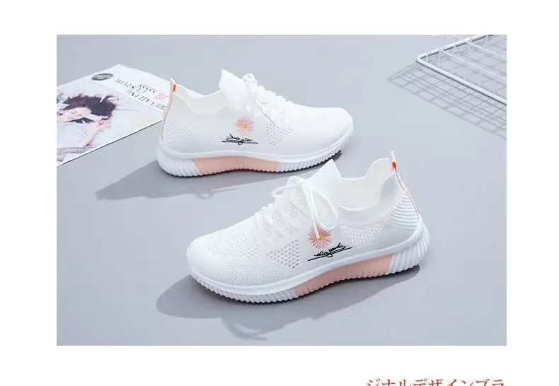 One-piece flying woven casual shoes fashion Sports women's shoes Korean style versatile shoes women's cross-border women's shoes wholesale — feature 15