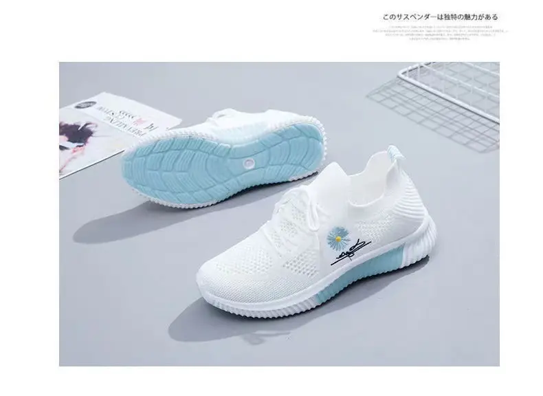 One-piece flying woven casual shoes fashion Sports women's shoes Korean style versatile shoes women's cross-border women's shoes wholesale — feature 3