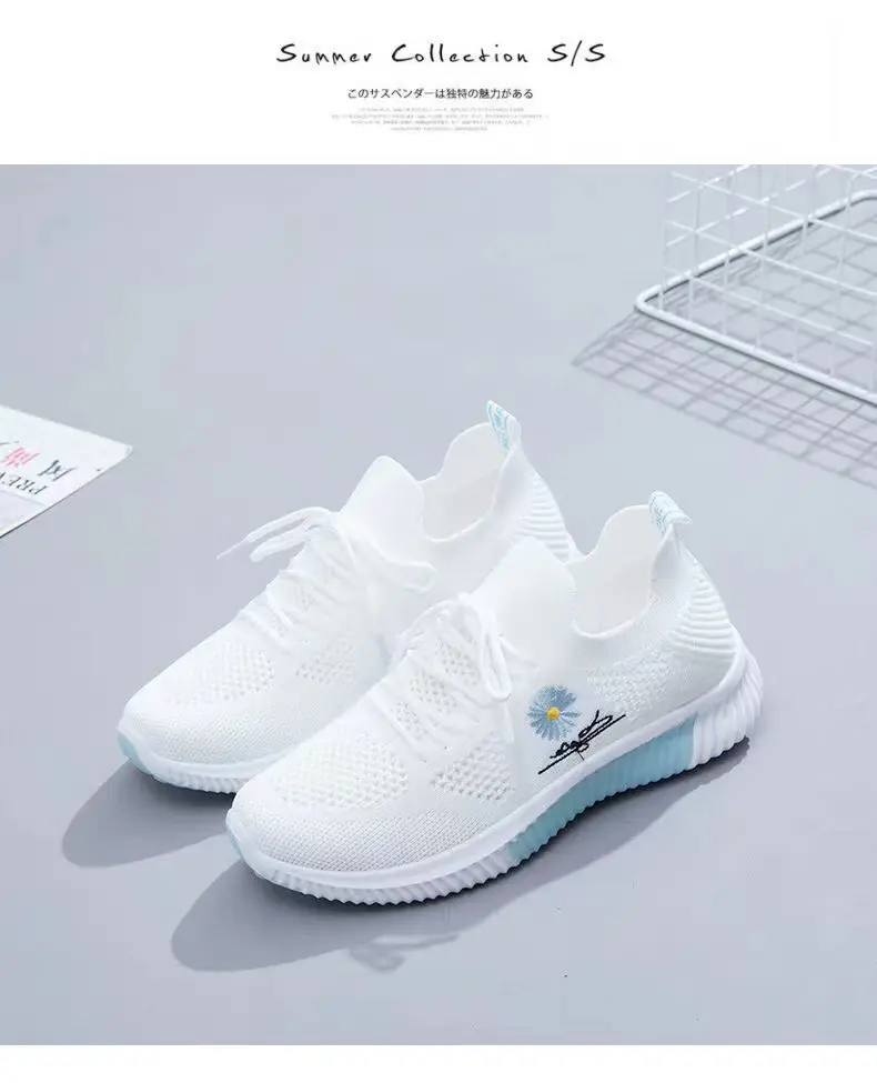 One-piece flying woven casual shoes fashion Sports women's shoes Korean style versatile shoes women's cross-border women's shoes wholesale — feature 5