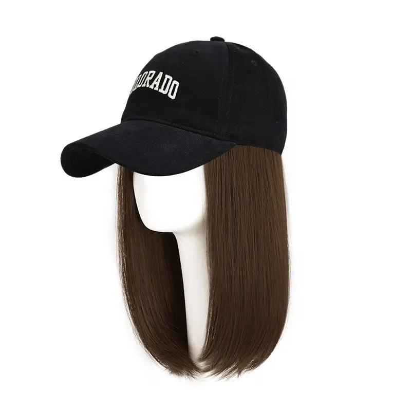 2026 Women's Hair Wig Hat with Inward Curls & Baseball Cap — feature 9