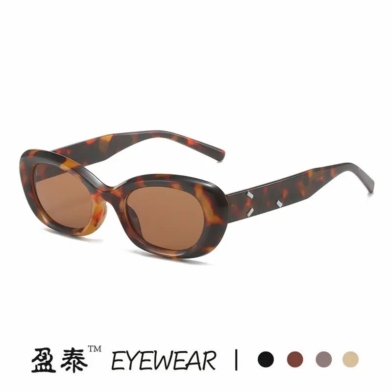 Yi Mengling Women's Eye Sunglasses Brown Tortie 2023 - Image 9