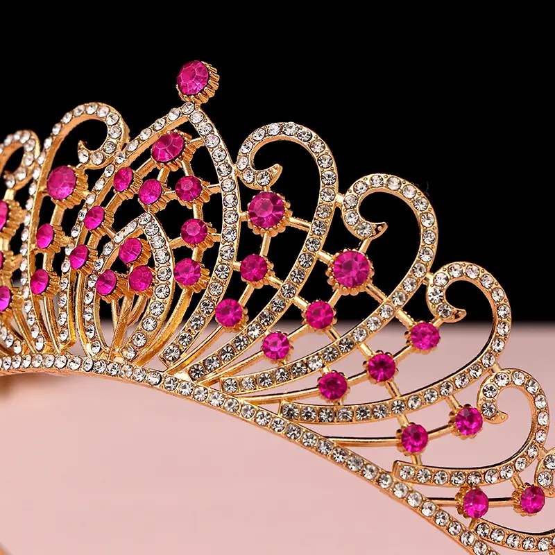 Luxury Crystal Korean Bridal Crown Bar for Girls — feature 15