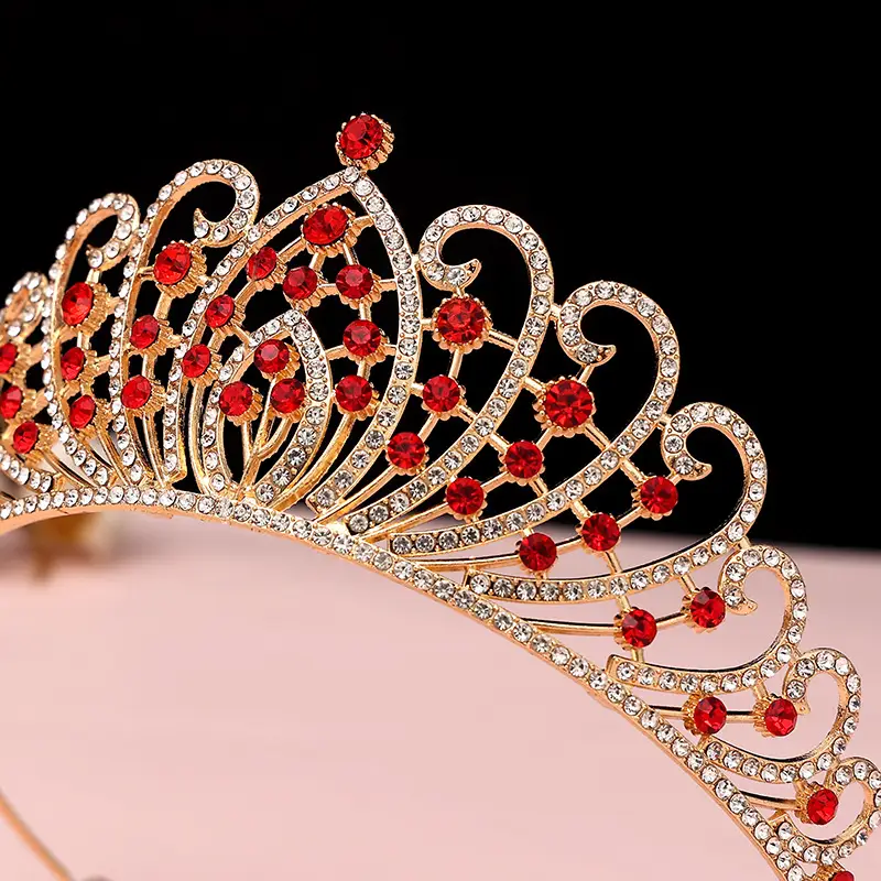 Luxury Crystal Korean Bridal Crown Bar for Girls — feature 18