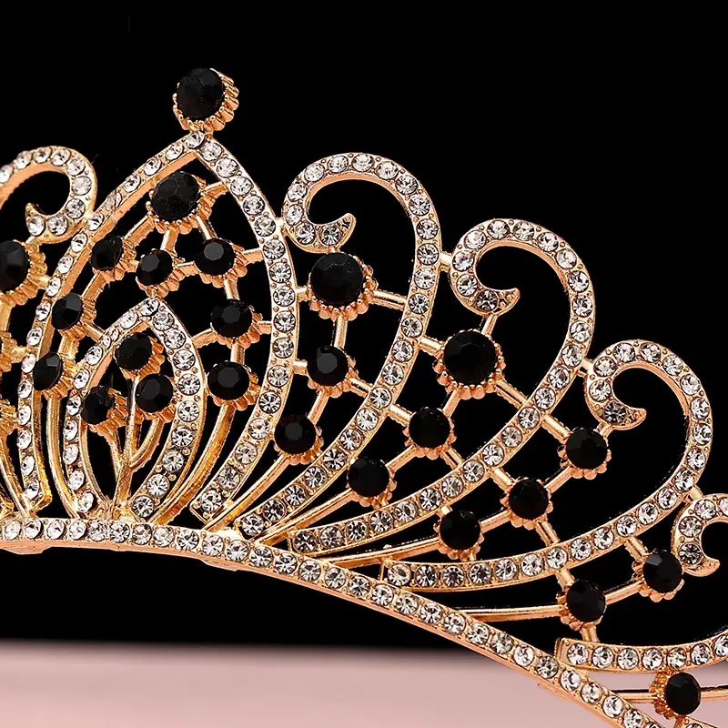 Luxury Crystal Korean Bridal Crown Bar for Girls — feature 6