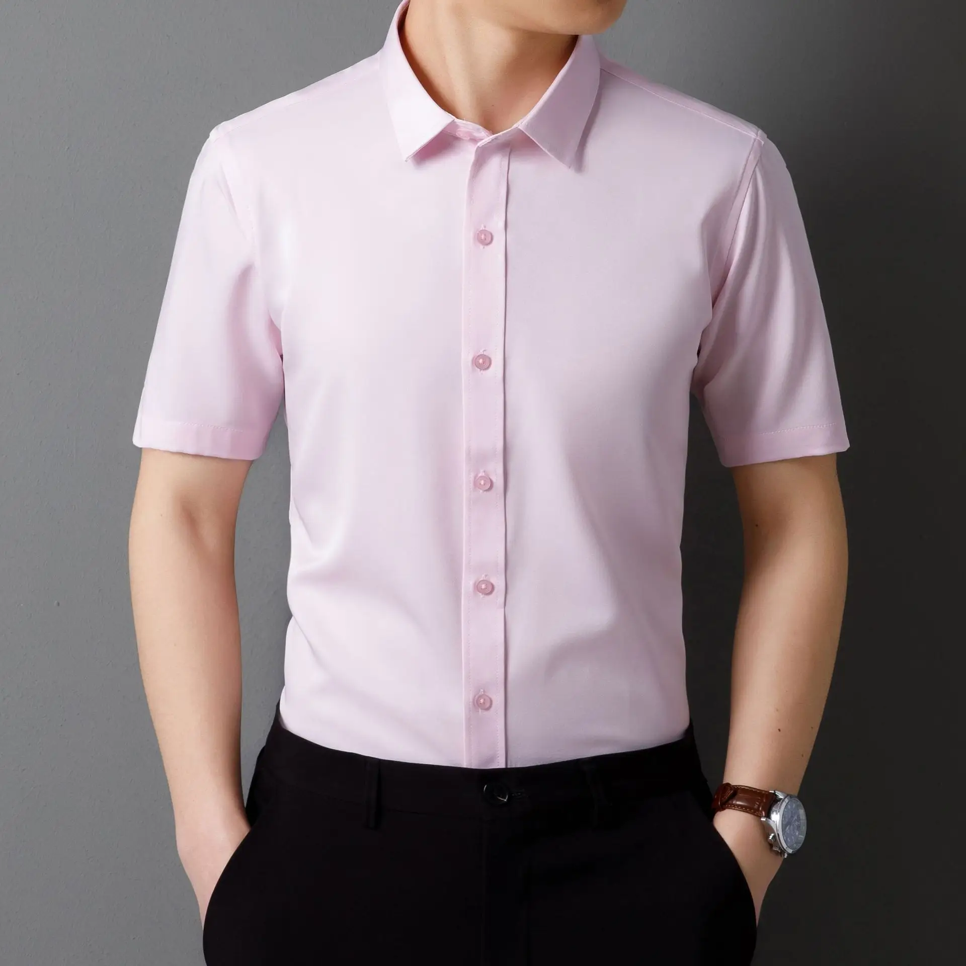 Stretch Short Sleeve pink