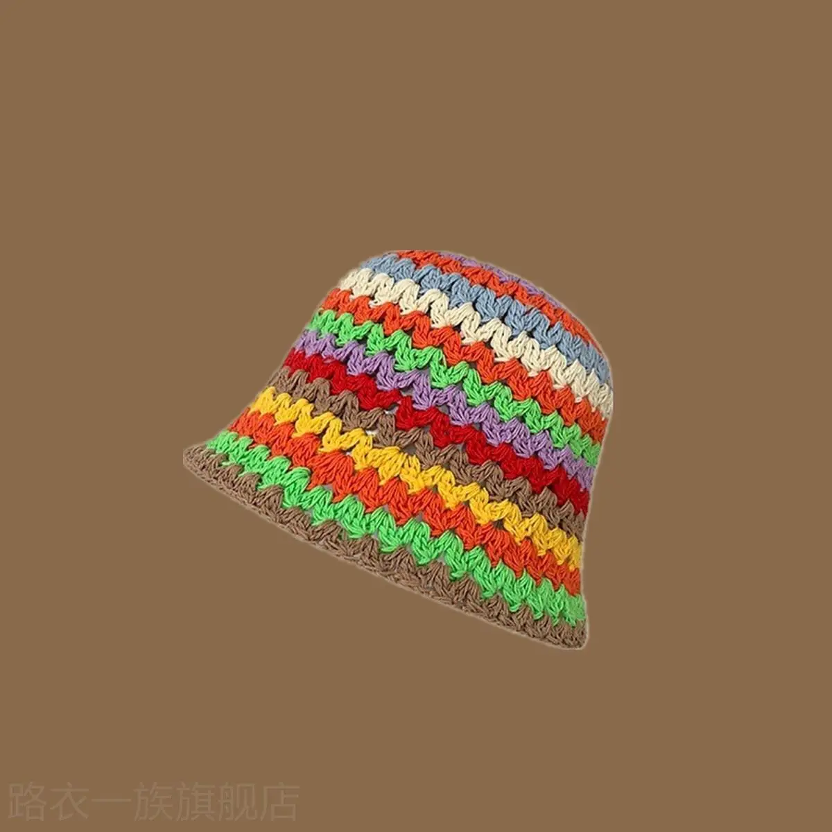Women Straw Bow Cap Wide Brim Pink Letter - Image 33