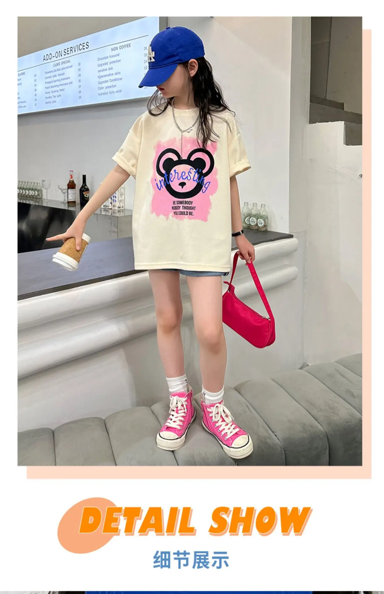 Girls Cotton Printed T-Shirt Medium Large Summer Wear — feature 20