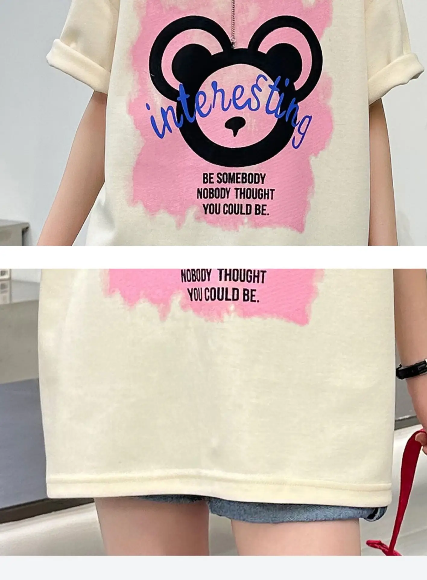 Girls Cotton Printed T-Shirt Medium Large Summer Wear — feature 22