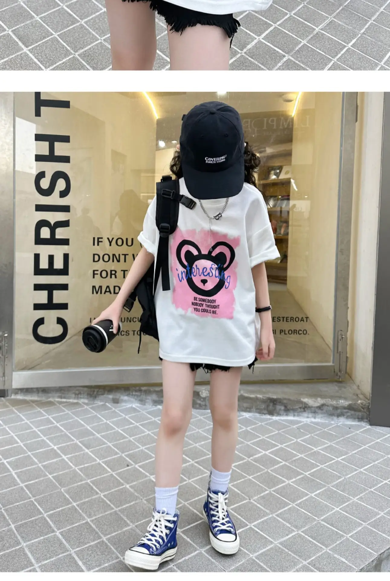 Girls Cotton Printed T-Shirt Medium Large Summer Wear — feature 8