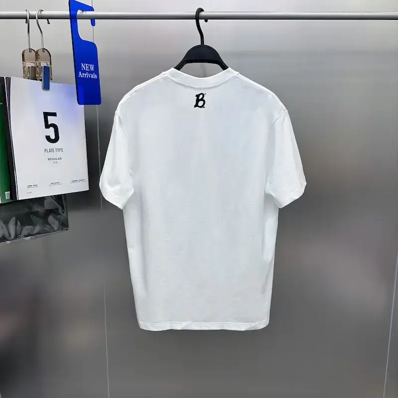 Men White Bee Fit T-Shirt Short Sleeve Business - Image 3