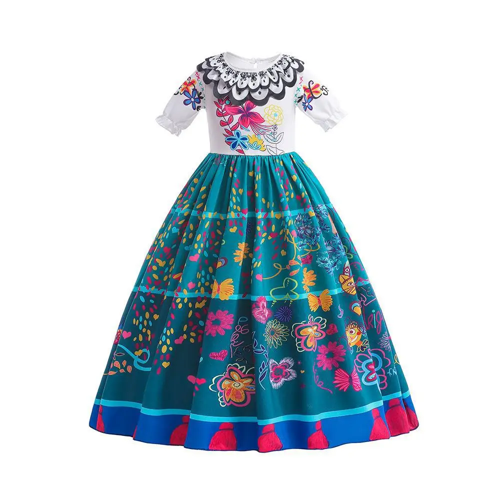 2023 Cross-border New Magic Full House Encanto Princess Dress Kids Dress with Bag - Image 20