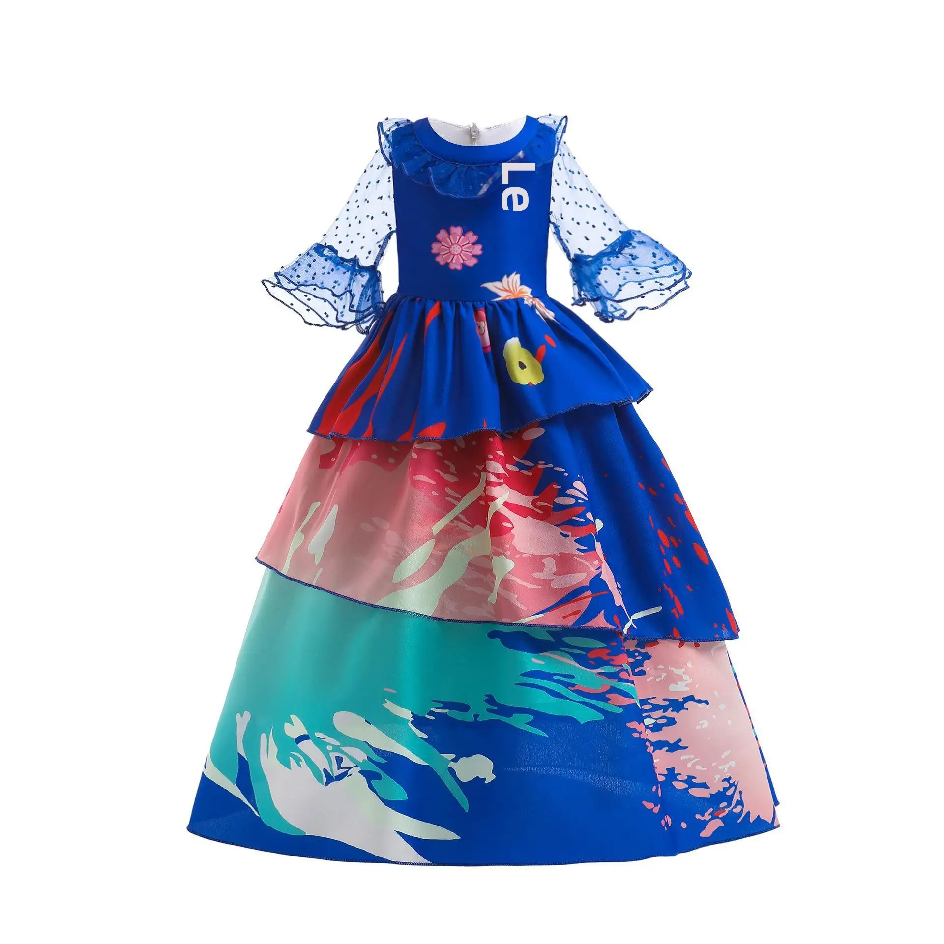2023 Cross-border New Magic Full House Encanto Princess Dress Kids Dress with Bag - Image 8