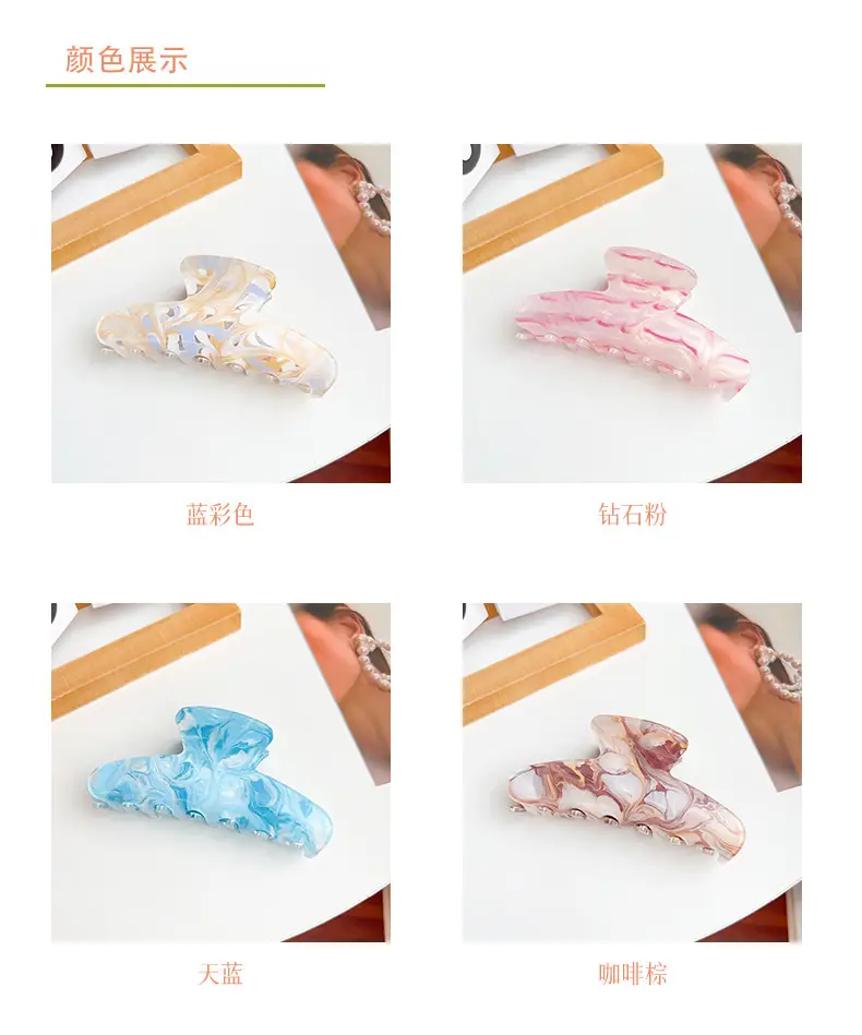 Elegant Green Shark Hair Clip for Women — feature 3