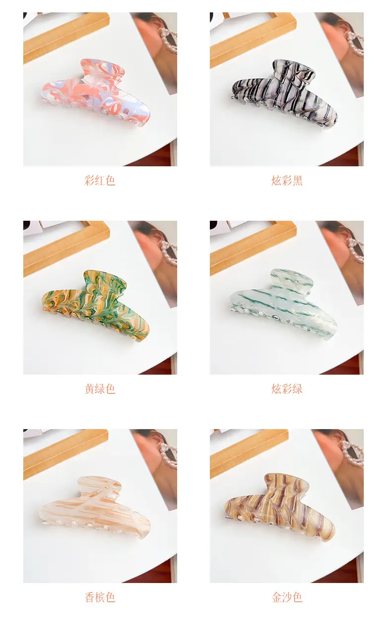 Elegant Green Shark Hair Clip for Women — feature 4