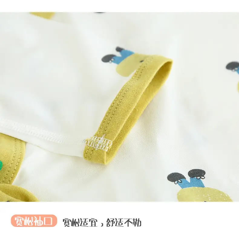 Baby Summer Triangle Harem Pure Cotton Long Sleeve Jumpsuit — feature 12