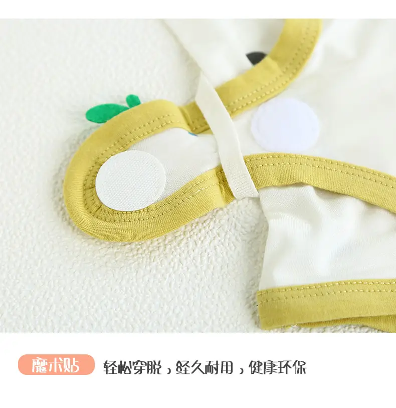 Baby Summer Triangle Harem Pure Cotton Long Sleeve Jumpsuit — feature 15