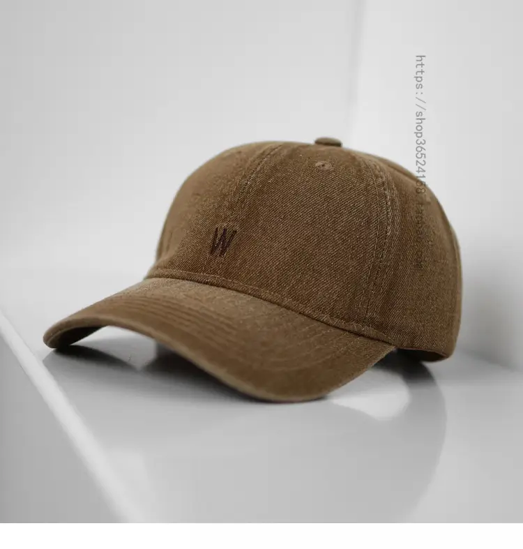 Men's Brown Baseball Cap with Logo — feature 12