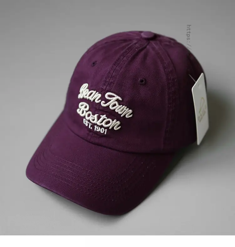 Purple Letter Embroidered Baseball Cap for Men Women — feature 13