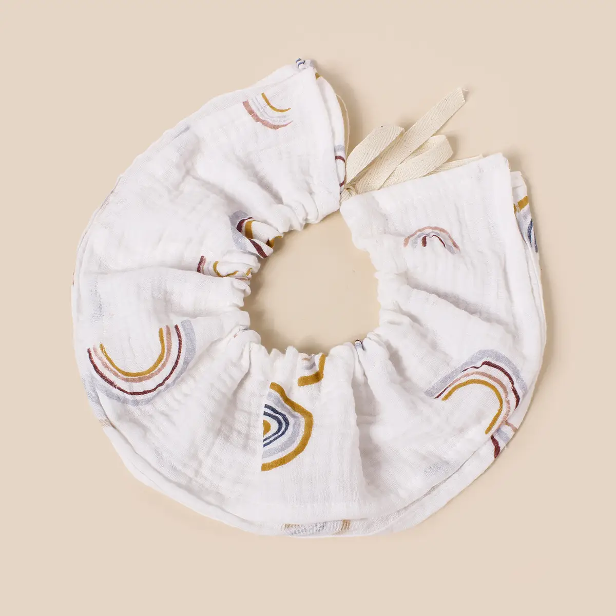 Adjustable Cotton Baby Bibs 360 Round Lace-Up - Image 24