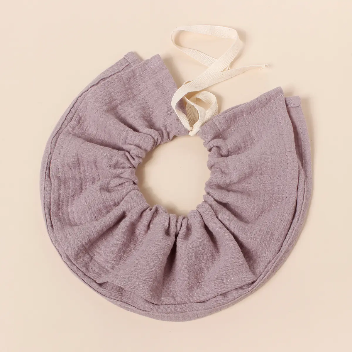 Adjustable Cotton Baby Bibs 360 Round Lace-Up — feature 11
