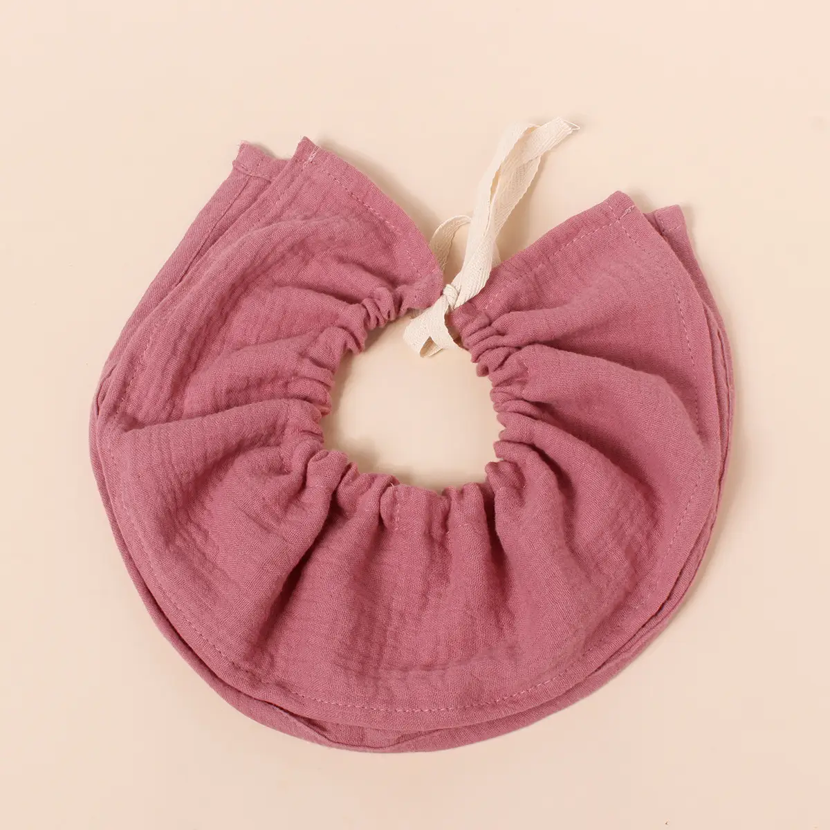 Adjustable Cotton Baby Bibs 360 Round Lace-Up — feature 12