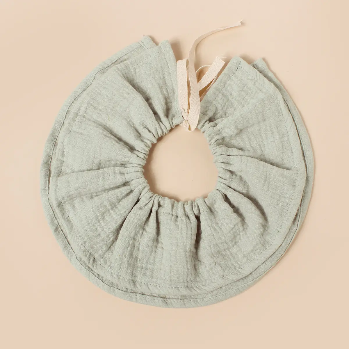 Adjustable Cotton Baby Bibs 360 Round Lace-Up - Image 8
