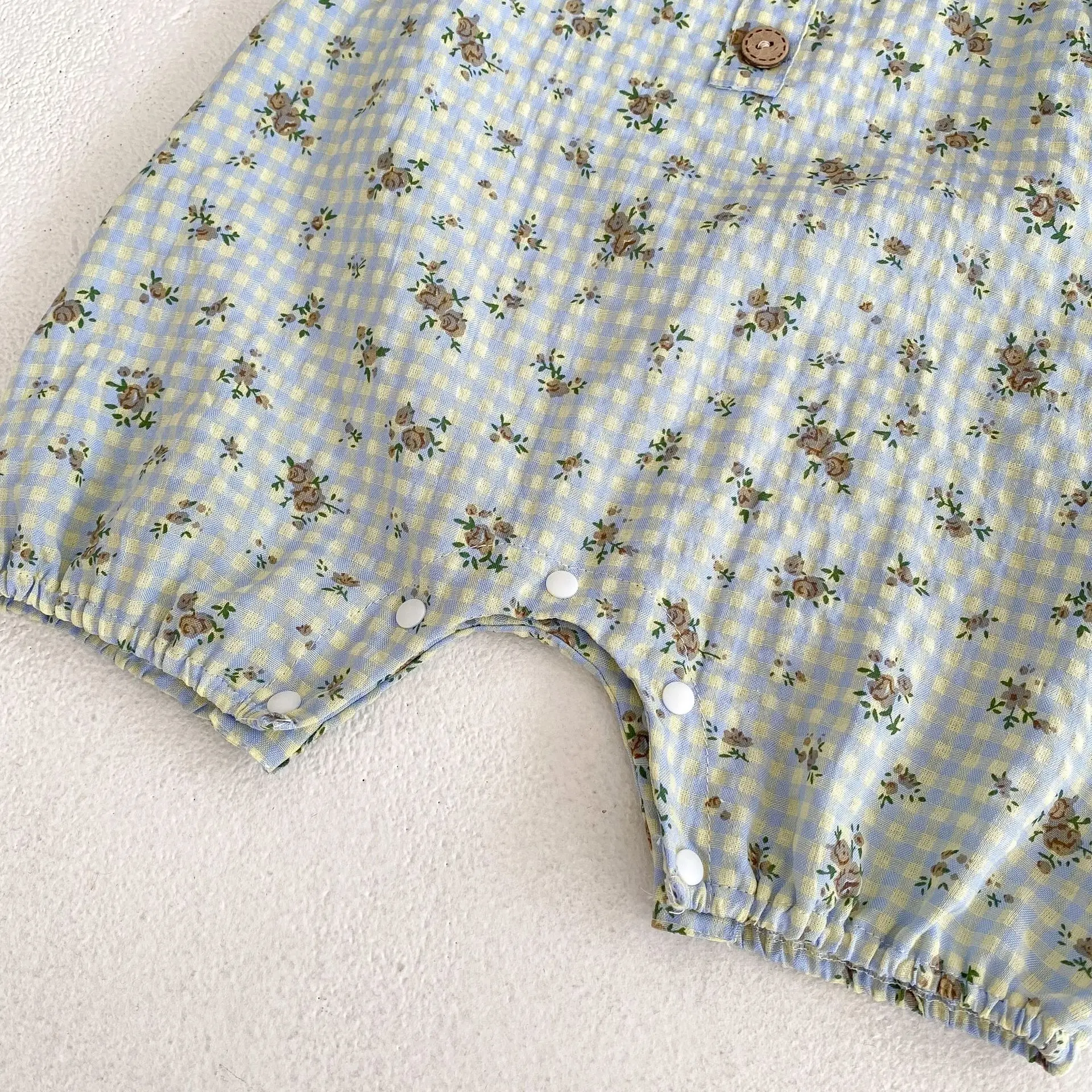 Baby Floral Printed Overalls Light Blue 2025 — feature 12