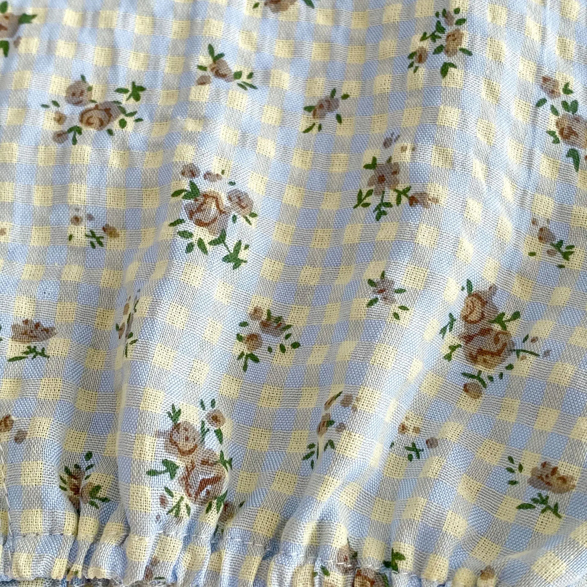 Baby Floral Printed Overalls Light Blue 2025 — feature 14