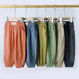 Korean Style Baby Anti-Mosquito Pants 2025 Spring Summer Cotton Gauze Bloomers — feature 1