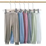 Korean Style Baby Anti-Mosquito Pants 2025 Spring Summer Cotton Gauze Bloomers — feature 4