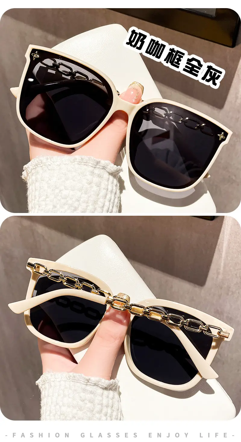 Women Sunglasses with Metal Chain & Square Frame β feature 19