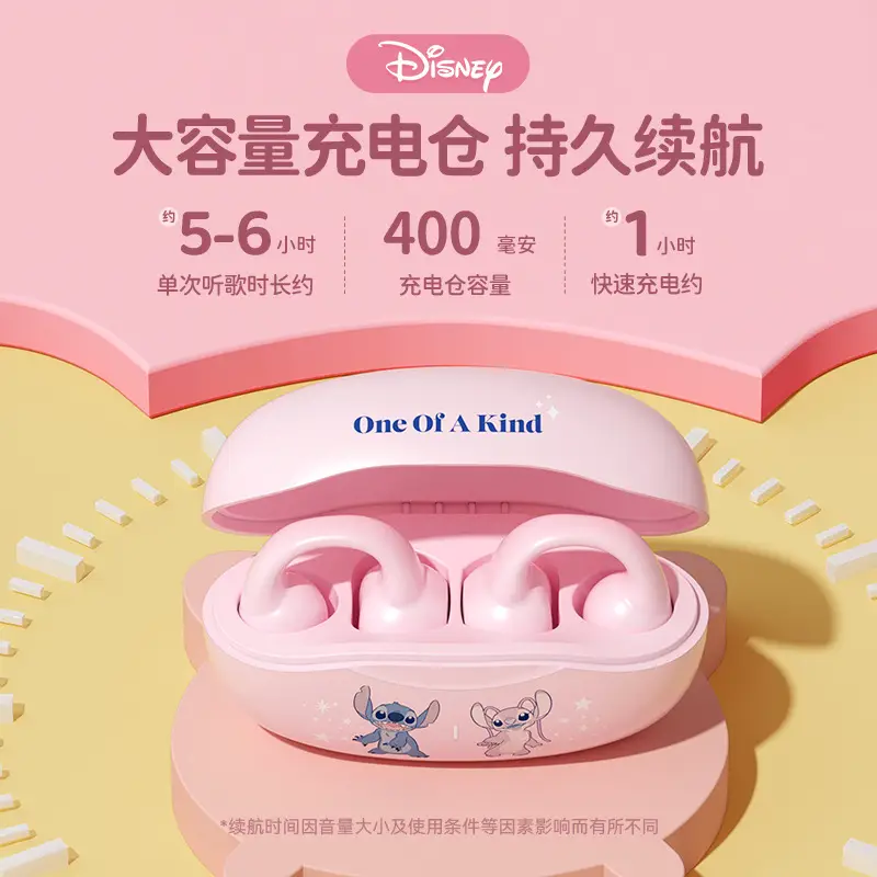 Bluetooth Headset J01 Ear Clip Type Strawberry Bear High-Quality Design - Image 9