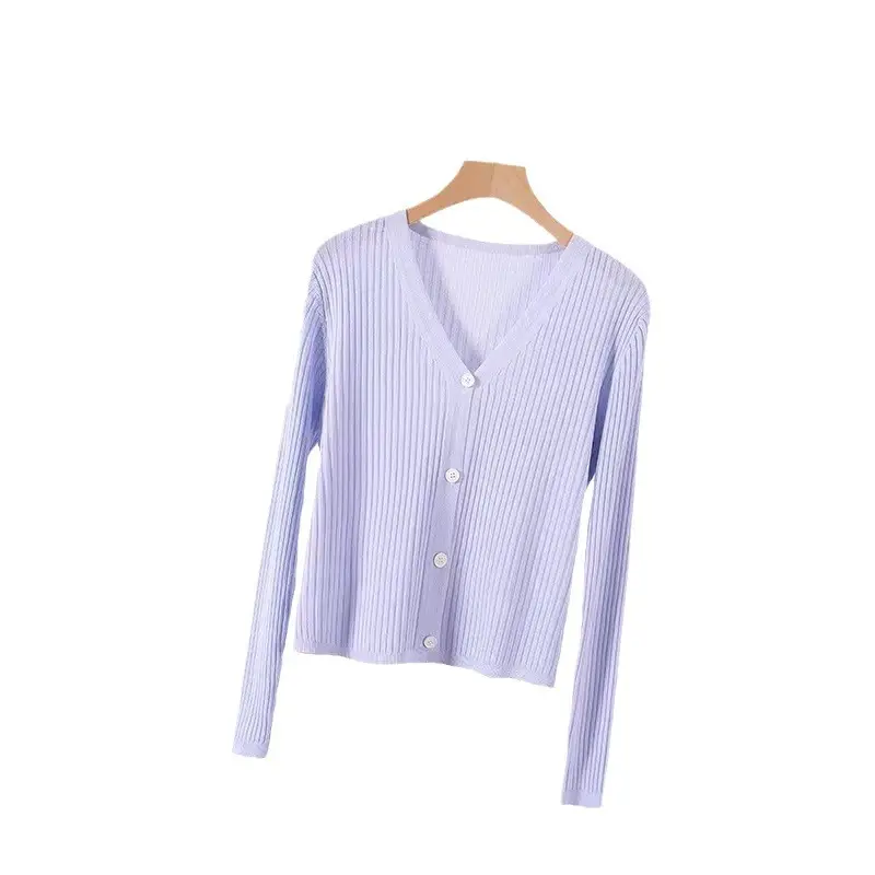 Women Ice Silk Sunscreen Shawl Top Set Multi Color - Image 11