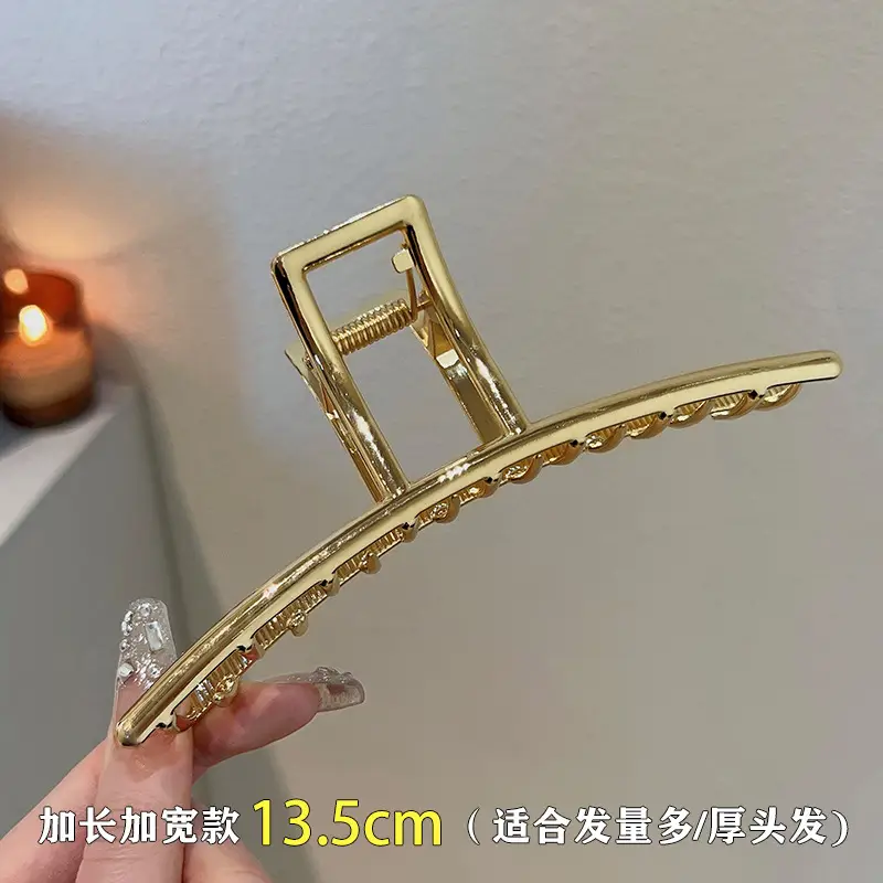 Gold T-Shape Hair Clip for Women - Image 2