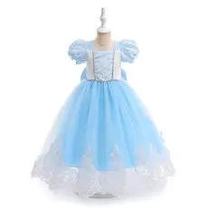 Jasmine Princess Mermaid Dress Turquoise Aladdin Costume Set — feature 10