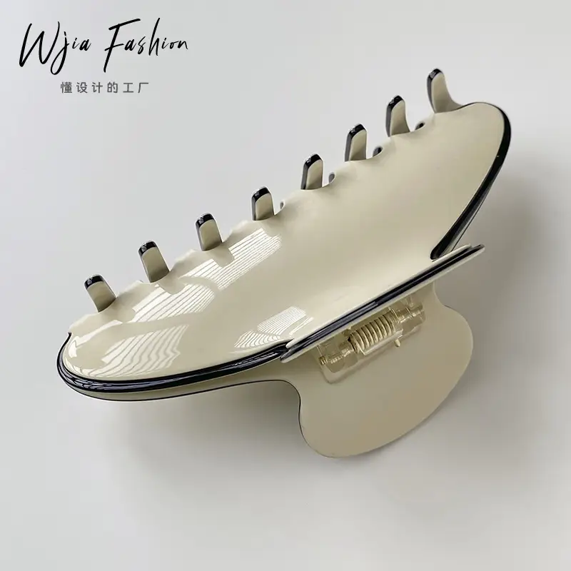 WJia French Retro Large Grab Clip Women's Hair Accessory — feature 11