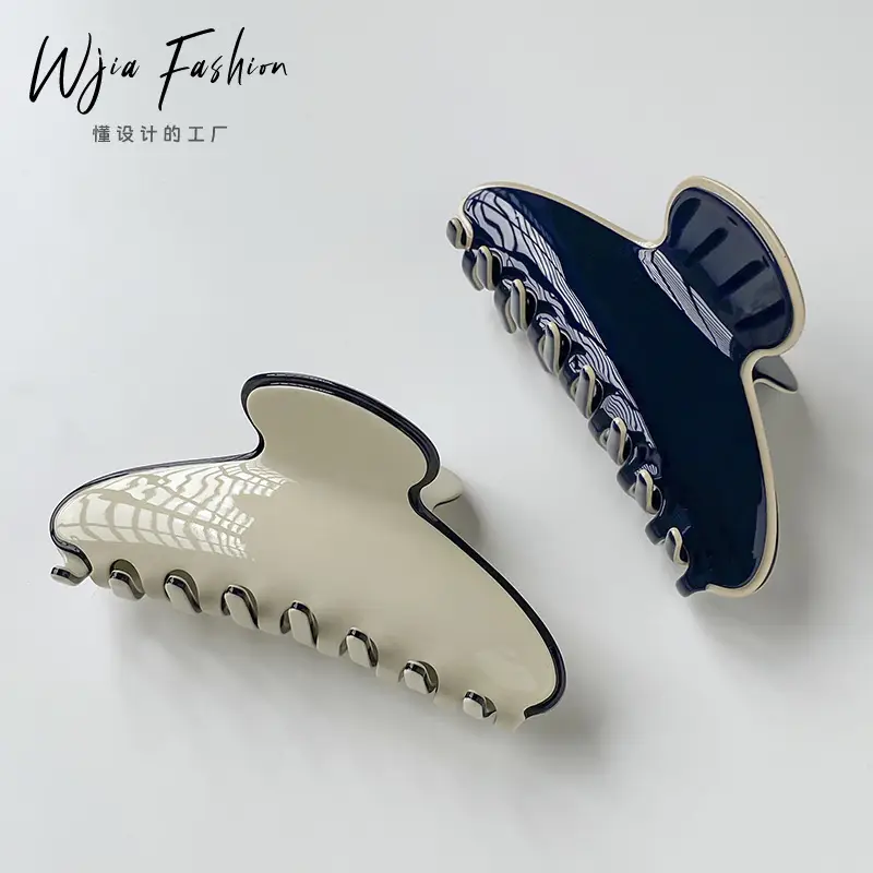 WJia French Retro Large Grab Clip Women's Hair Accessory — feature 7