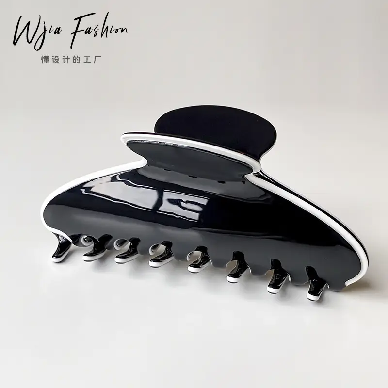 WJia French Retro Large Grab Clip Women's Hair Accessory — feature 9