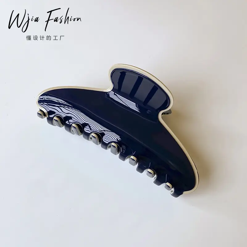 WJia French Retro Large Grab Clip Women's Hair Accessory - Image 3