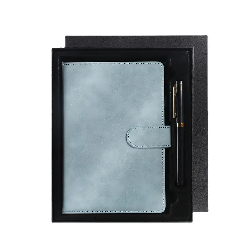 Business Notebook Set with Magnetic Buckle & Logo - Image 21