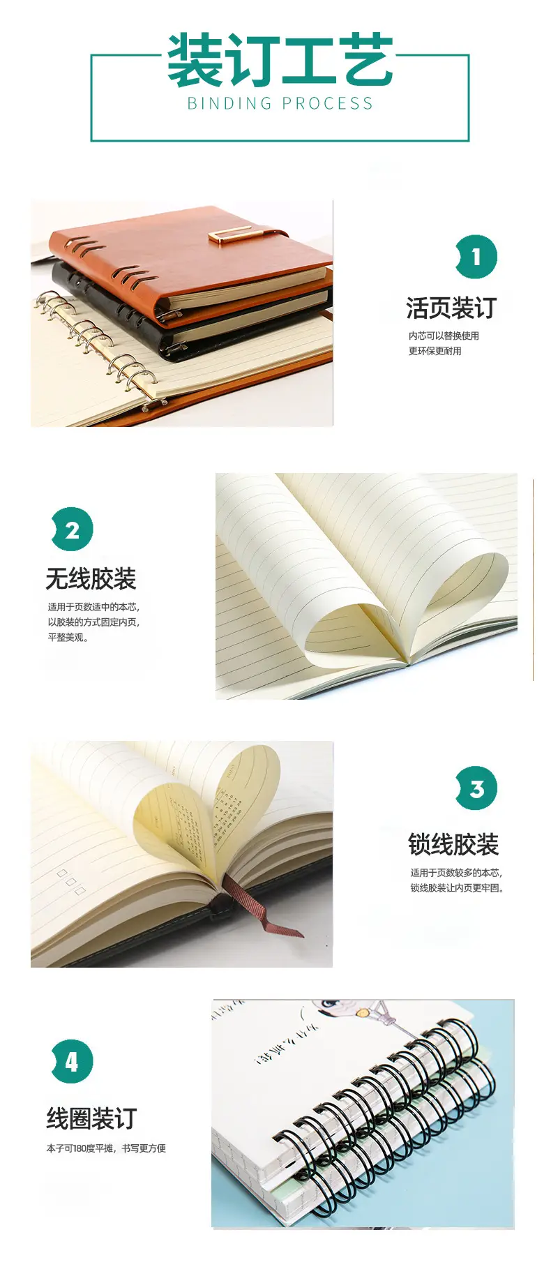 Business Notebook Set with Magnetic Buckle & Logo — feature 26