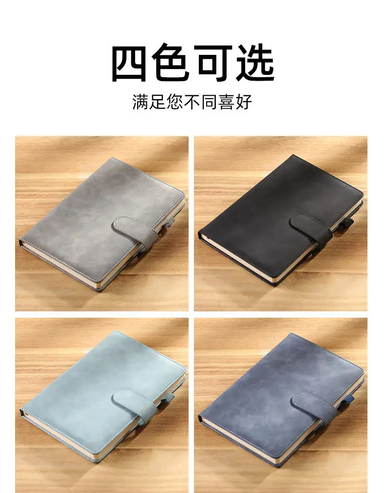 Business Notebook Set with Magnetic Buckle & Logo — feature 5