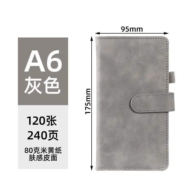 Business Notebook Set with Magnetic Buckle & Logo - Image 3