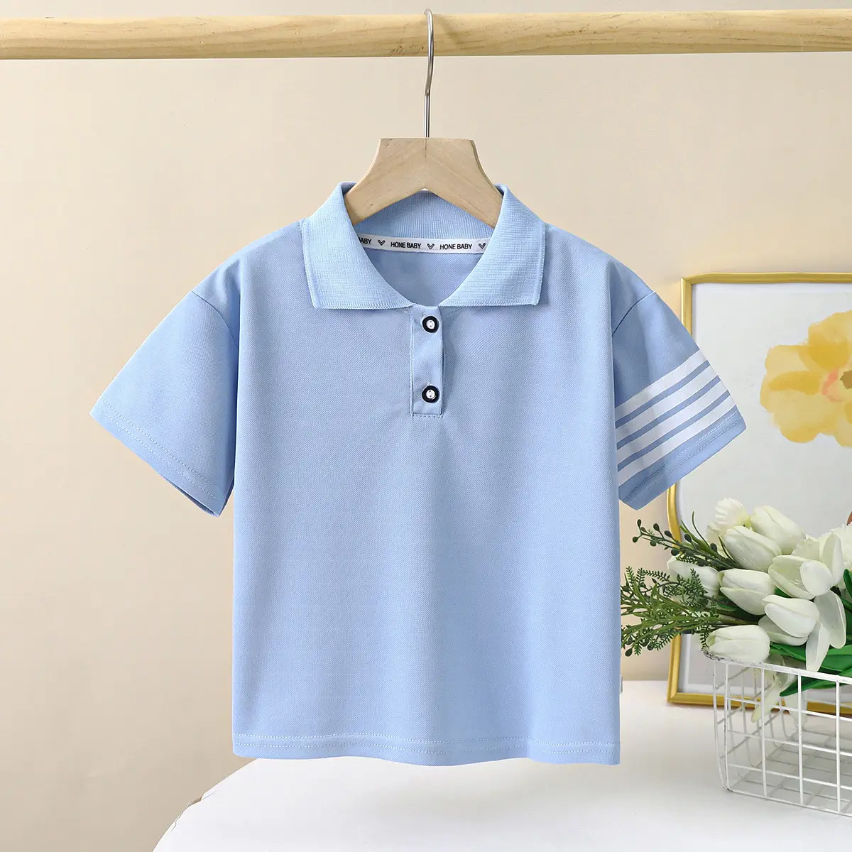 Kids Navy Polo T-Shirt Summer New Arrival - Image 9