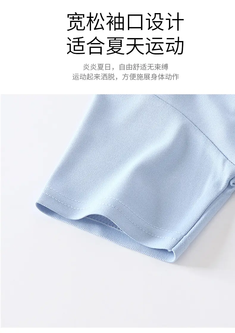 Kids Navy Polo T-Shirt Summer New Arrival — feature 7